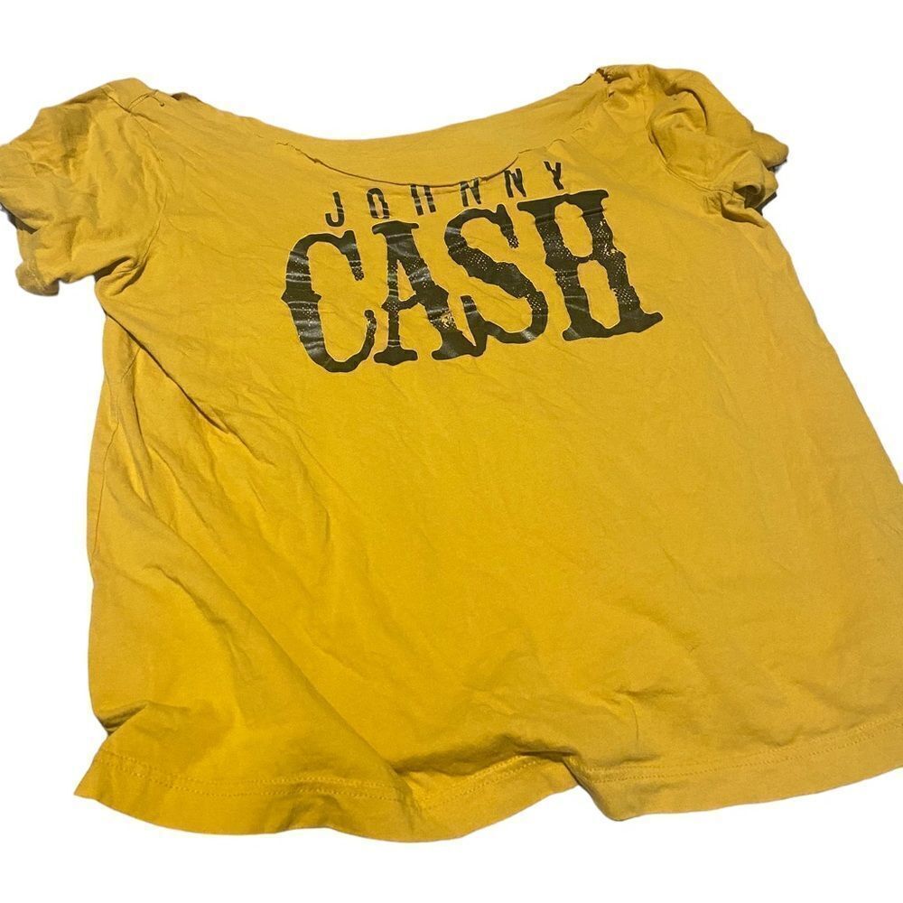Johnny Cash cut away tee shirt bought in Nashville worn once cool shirt